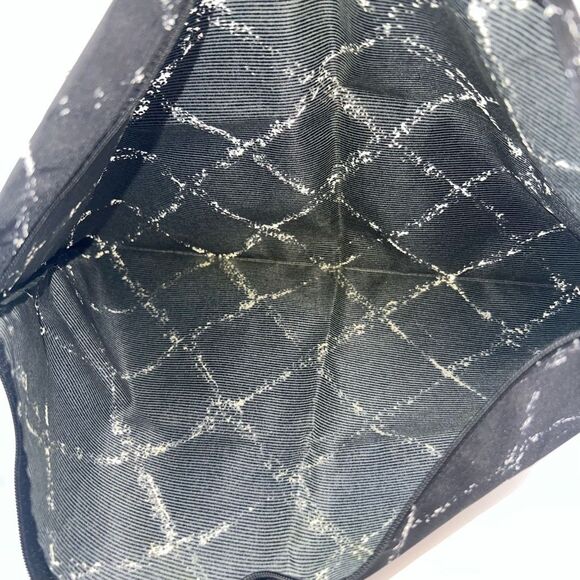 Chanel Black and White Nylon Old Style Travel Line Pouch - Picture 9 of 14